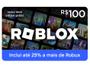 Cartão Presente Digital Roblox R$100,00 Roblox 50BRL eGift Imagem de Cartão Presente Digital Roblox R$100,00 Roblox 50BRL eGift