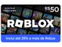 Imagem de Cartão Presente Digital Roblox R$50,00 Roblox 50BRL eGift