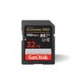 Imagem de cartao sandisk sdhc extreme pro 100mb/s 32gb video ultrahd 4k