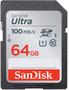 Imagem de Cartão SD 64gb Sandisk Ultra 100mb/s