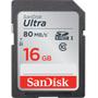 Imagem de Cartão SDHC 16GB Sandisk Ultra Classe 10, 80mb/s (320x)