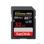 Imagem de Cartão SDHC Sandisk 32gb Extreme Pro 4k 100mb/s Uhs-i V30 U3