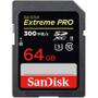 Imagem de Cartão SDXC SanDisk Extreme PRO 64GB - 300MB/s