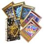 Imagem de Cartas Yu-Gi-Oh! Folhas de Ouro - 55 Peças - Olhos Azuis, Exodia, Obelisco, Slifer e Ra