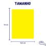 Imagem de Cartaz de Oferta Amarelo Neutro Sem Escrita Mini A6 10,5x15cm Papel Duplex 100 unidades