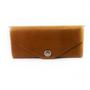 Imagem de Carteira / clutch em couro natural caramelo maria adna