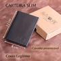 Carteira Masculina Slim Couro Legítimo Marca Bellvolpe Imagem de Carteira Masculina Slim Couro Legítimo Marca Bellvolpe