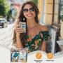 Imagem de Carteira Yonlevres com Bloqueio RFID - Porta-Cartões com Design de Tartaruga Marinha