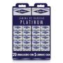 Imagem de Cartela de Lâminas De Barbear Gillette Platinum 05 Unid de lâminas Original (20 caixinhas)