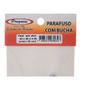 Imagem de Cartela Parafuso Auto Atarrachante Preguim Cabeca Panela Philips Com Bucha 06Mm Com 08 Pecas 0623