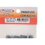 Imagem de Cartela Parafuso Auto Atarrachante Preguim Cabeca Panela Philips Com Bucha 10Mm Com 04 Pecas 0647