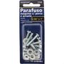 Imagem de Cartela Parafuso Rosca Maquina Brasfort   Redonda 5/32 X 1+Porca+Arruela Cartela Com 10 Pecas 7726