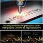Imagem de Cartões de Visita de Metal Colorido DIY - Gravura a Laser em Alumínio