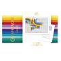 Imagem de Cartões Postais Caran D'ache Rainbow para Colorir 12 Unidades