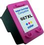 Imagem de Cartucho 667xl color compativel para deskjet 2376, 2774, 2776, 6476