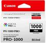 Imagem de Cartucho de Tinta Canon PFI 1000 PBK Photo Preto 80ml