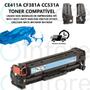 Imagem de Cartucho de Toner Ce411a Cf381a Cc531a CM2320 CP2025 CM2320N M451 M351 M475 M451DW M476 Compatível