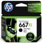 Imagem de Cartucho hp 3ym81al nº667xl preto  HP