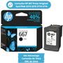 Imagem de Cartucho HP 667 Preto Original 3ym79ab - 2374 2376 2774 2776