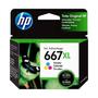 Imagem de Cartucho Hp 667 Xl Colorido Original