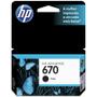 Imagem de Cartucho HP 670 Original CZ113AB Preto p/ Deskjet 4615, 4625, 5525