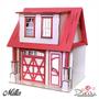 Imagem de Casa bonecas escala Barbie com garagem Milla Rubrum DARAMA