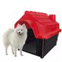 Imagem de Casa Casinha Cachorro Gato Pet N5 Plástico Premio Vermelho