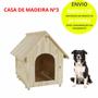 Imagem de Casa Casinha De Madeira De Pinus Para Cachorros(cães) Nº3