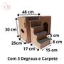 Imagem de Casa Casinha Gato Gatinhos Playground Pet Caminha