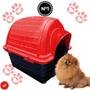 Imagem de Casa Casinha Para Cachorro Cães Pequeno Plástica N1 Proteção - Cores