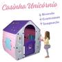 Imagem de Casa De Boneca Grande Brinquedo Infantil Com Portas E Janelas