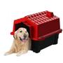 Imagem de Casa de Cachorro Casinha Eco Colors Dog House Evo Grande N4 Vermelho - Plástico
