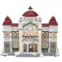 Imagem de Casa natalina musical com bonecos e luz de led 26cm