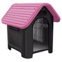 Imagem de Casa Para Cachorrinhos Dog Home N4 Resistente Pet Rosa