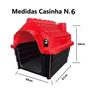 Imagem de Casa Pet Casinha Cachorros Grande Gatos Vermelho N6 UV Solar