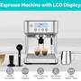 Imagem de CASABREWS Máquina de Espresso 20 Bar com Display LCD e Vaporizador