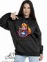Imagem de Casaco Blusa Moletom Masculino e Feminino Canguru Estampa Alice Com Bolso e Capuz Inverno Frio Rt04