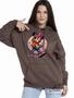 Imagem de Casaco Blusa Moletom Masculino e Feminino Canguru Estampa Minnie Com Bolso e Capuz Inverno Frio 09