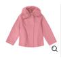 Imagem de Casaco feminino infantil inverno cor: salmão - creme - marca rovitex