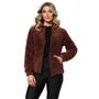 Imagem de Casaco Feminino Inverno Blusa De Frio Teddy Pelúcia Cores