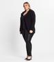 Imagem de Casaco Feminino Plus Size Em Tweed Secret Glam Preto