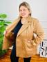 Imagem de Casaco Feminino Plus Size Sobretudo Forrado 618001 618002