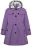 Imagem de Casaco impermeável Betusline Girl Windbreaker com capuz roxo 2-3T