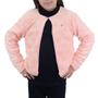 Imagem de Casaco Infantil Feminino Brandili Fleece Rosa - 55261