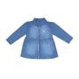 Imagem de Casaco Infantil Menina Jeans Flowers