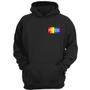 Imagem de Casaco moletom bandeira pride lgbt blusa d frio moda inverno