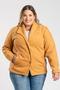 Imagem de Casaco Plus Size Feminino de Lã Batida