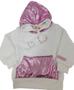 Imagem de Casaco Plush Inverno Capuz Bebe Menina Luxo Lessa Kids 7734