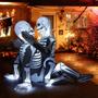 Imagem de Casal de Esqueletos Infláveis de Halloween (2m) com LEDs - GOOSH