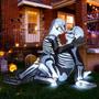 Imagem de Casal de Esqueletos Infláveis de Halloween (2m) com LEDs - GOOSH